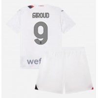 Dječji Nogometni Dres AC Milan Olivier Giroud #9 Gostujuci 2023-24 Kratak Rukav (+ Kratke hlače)